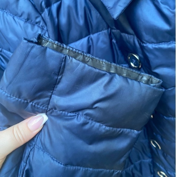 Versace 19.69 Navy Puffer Jacket with Silver Hardware 19V69 I Size: 2X - Picture 9 of 16